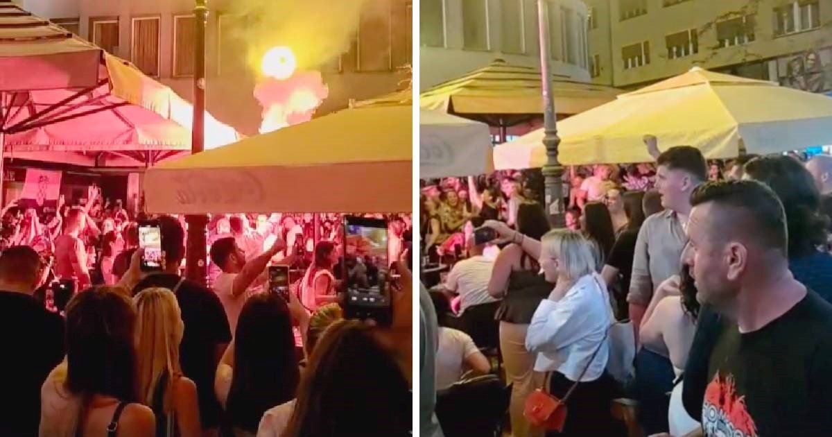 VIDEO Gomila pjevala Lijepa li si i Stari se u centru Zagreba