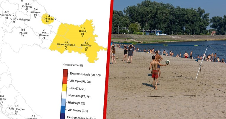Kolovoz je u Hrvatskoj bio topliji od prosjeka, ali temperature nisu bile ekstremne