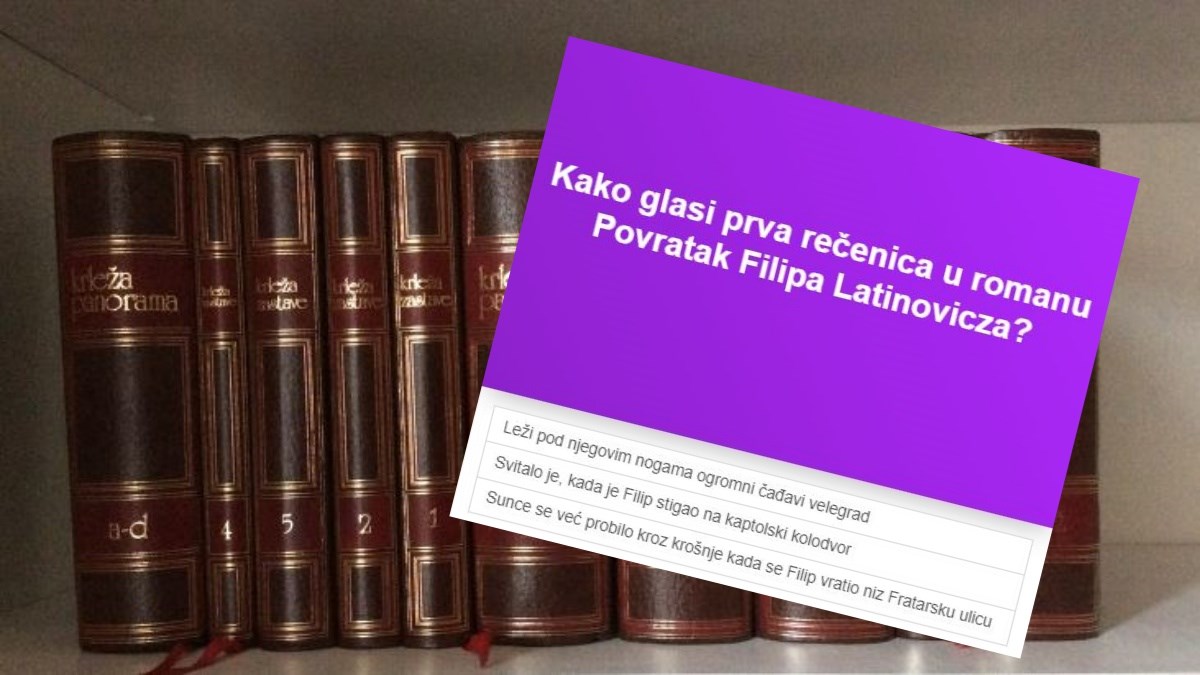 KVIZ Ako ne znate odgovore na ova pitanja, vi niste pročitali ni osnovnu lektiru