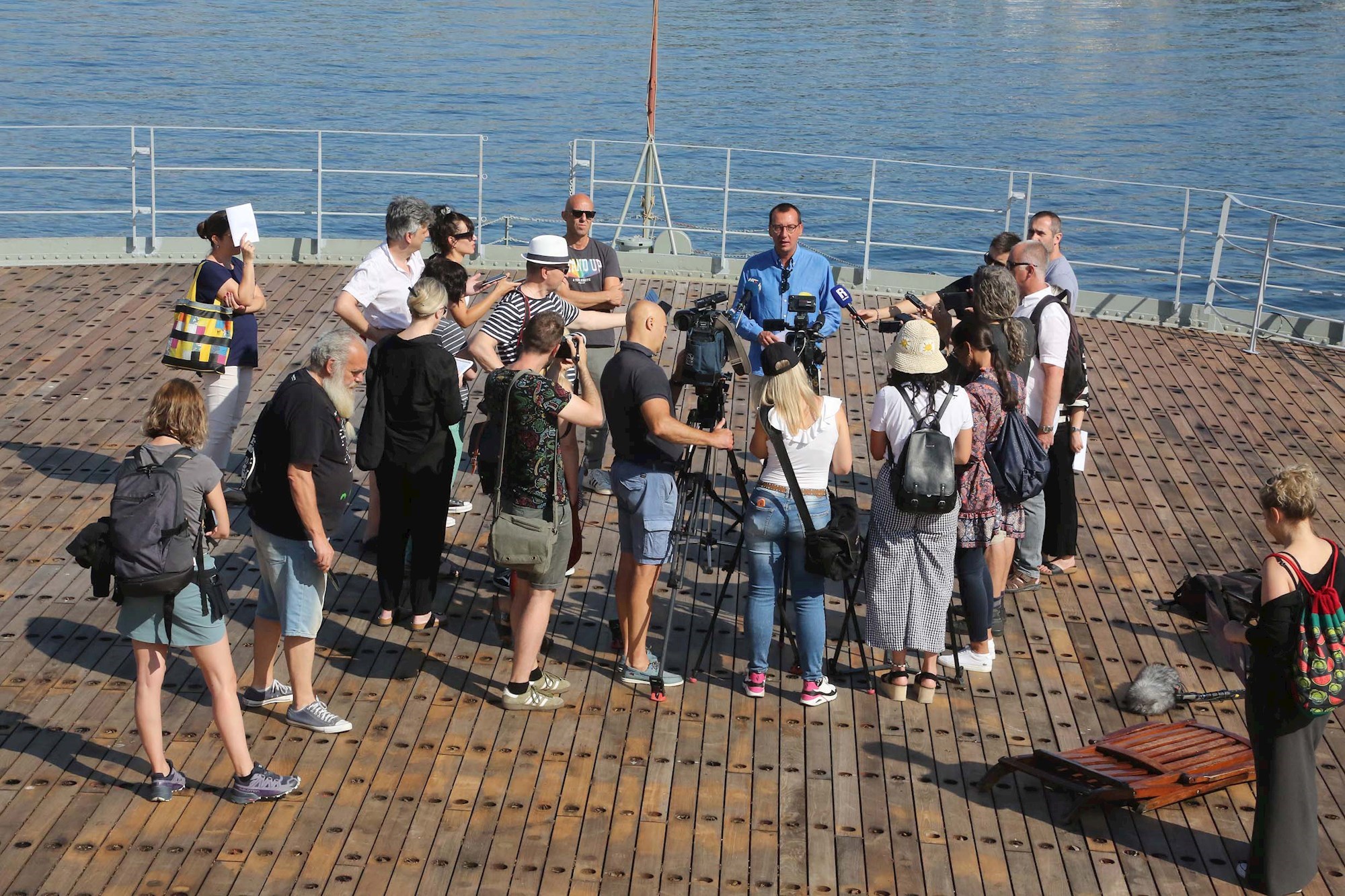 Oskarovac snima film vrijedan milijun eura na brodu Galeb u Rijeci