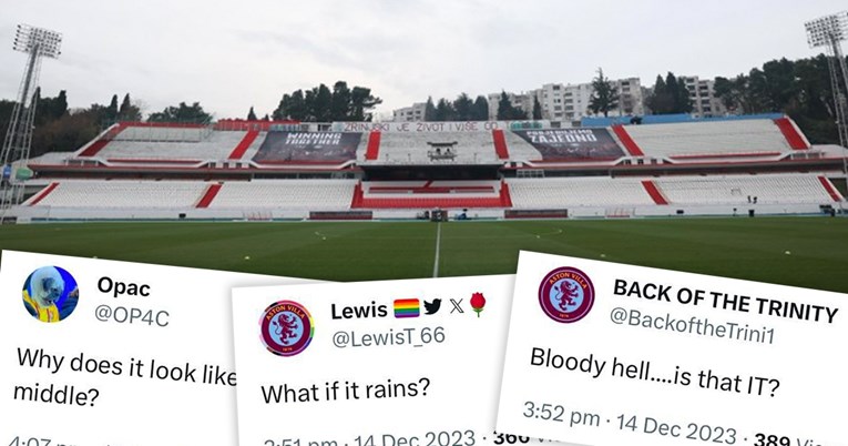 Aston Villa objavila fotku stadiona u Mostaru. Engleski navijači se sprdaju s njim
