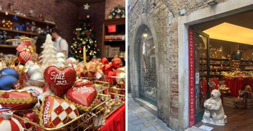 U zraku je više od 30°C, a ljudi u Splitu kupuju božićne ukrase