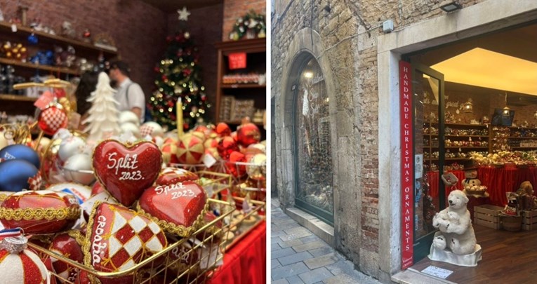 U zraku je više od 30°C, a ljudi u Splitu kupuju božićne ukrase