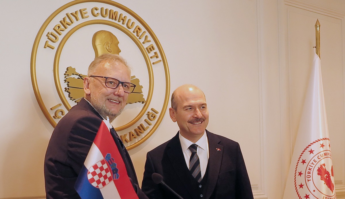 Božinović: Turska je zbog izbjeglica strateški partner Hrvatske