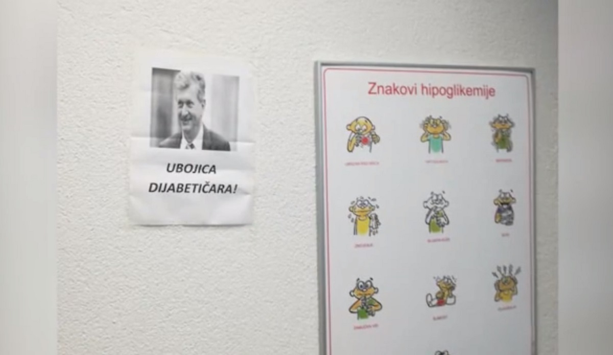 Otac bolesnog djeteta po Splitu opet lijepio sliku Kujundžića
