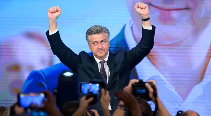 VIDEO Plenkovićev pobjednički govor: Moramo hitno formirati vladu i sabor