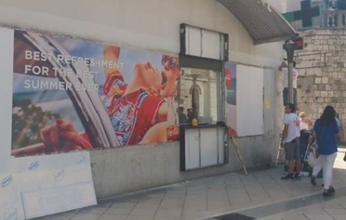 FOTO U centru Splita probušili zid i u rupi napravili mjenjačnicu