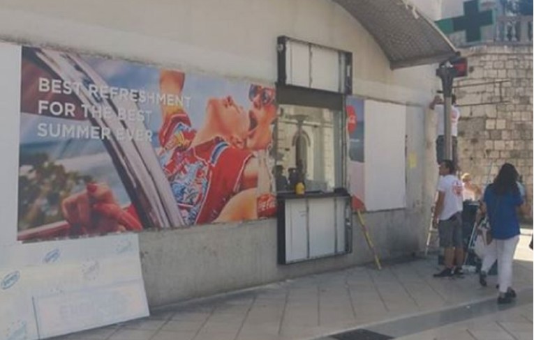 FOTO U centru Splita probušili zid i u rupi napravili mjenjačnicu