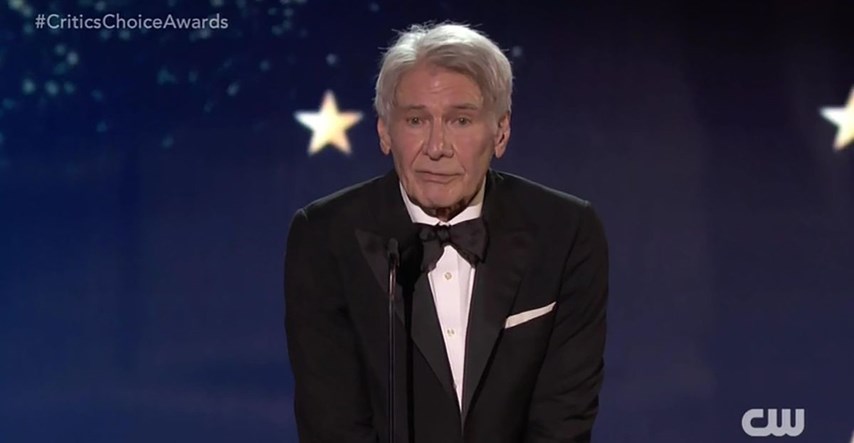 Harrison Ford primio filmsku nagradu, u suzama zahvaljivao 22 godine mlađoj supruzi