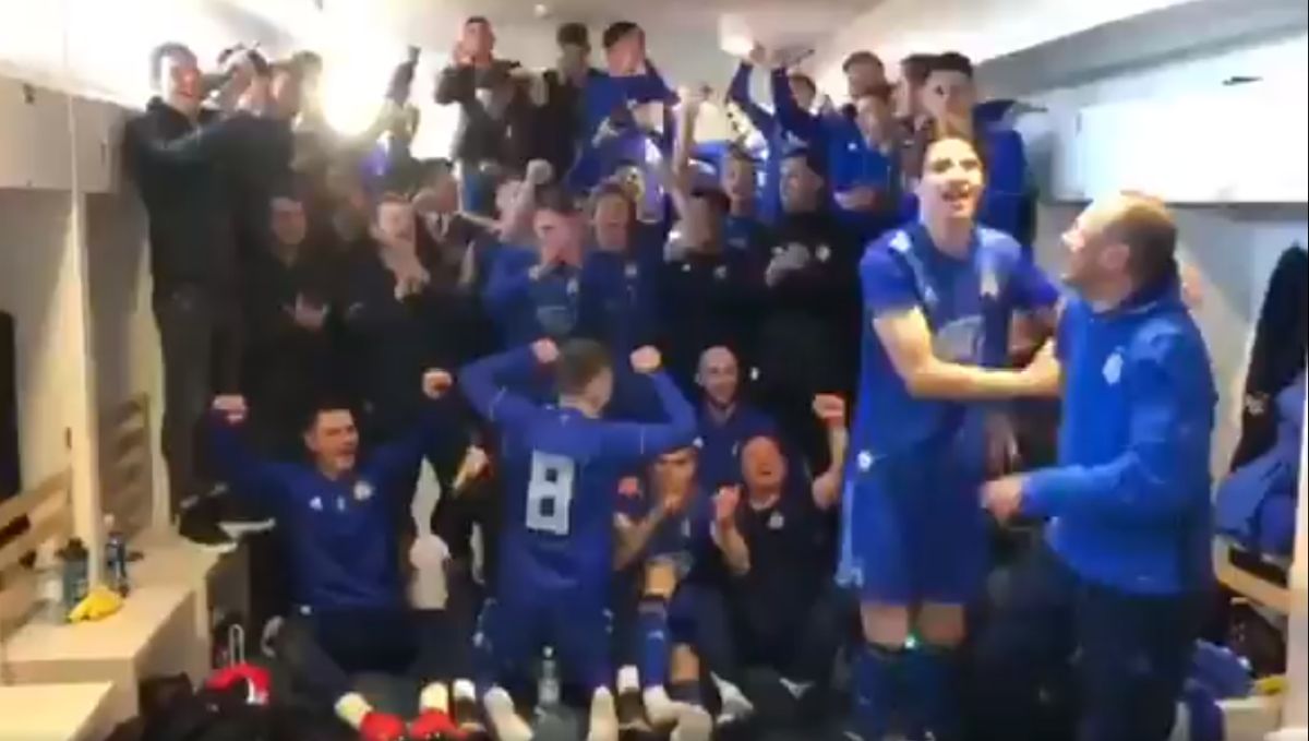 Pogledajte slavlje iz svlačionice mladih dinamovaca nakon rušenja Liverpoola