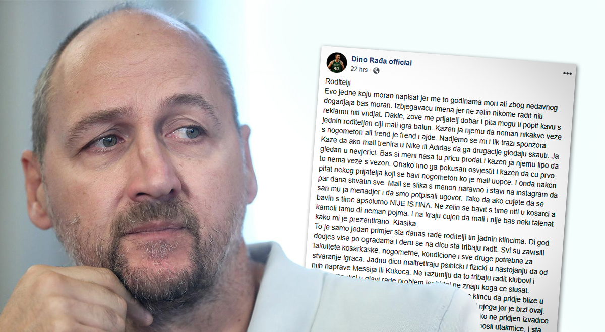 Rađa: Roditelji danas od jadnih klinaca žele napraviti Messija ili Kukoča