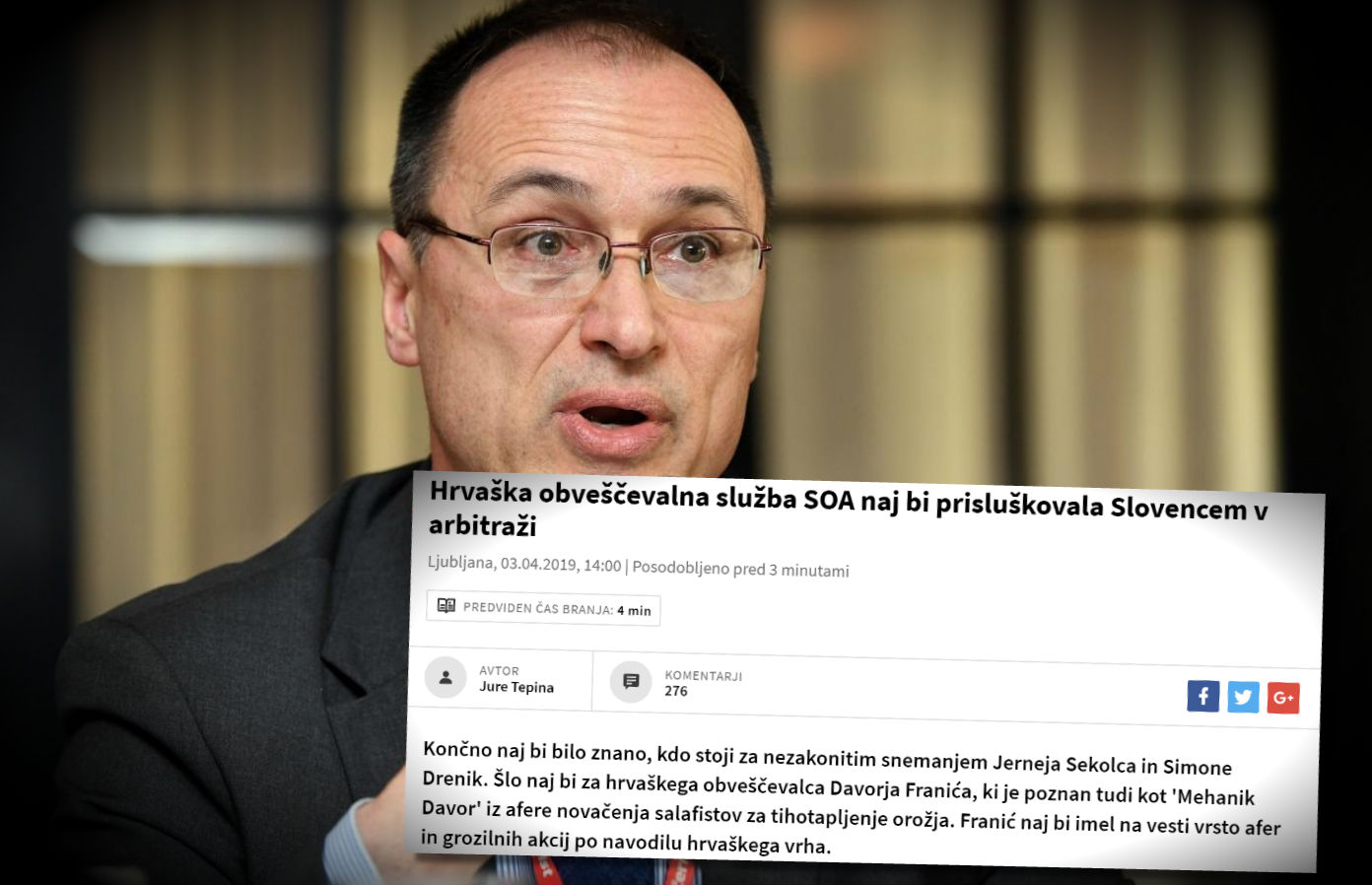 Slovenski portal: SOA je prisluškivala slovenske dužnosnike