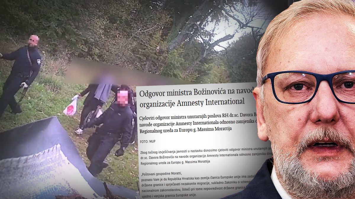Božinović odgovorio na optužbe: Niti jednom nije utvrđeno nasilje nad migrantima