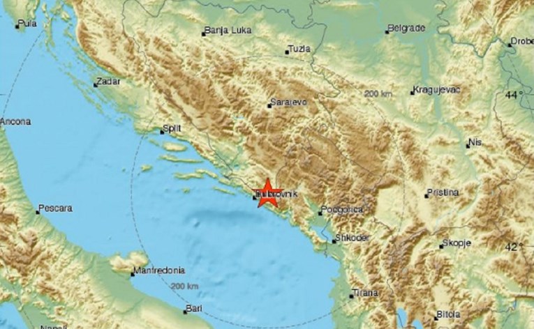 Potres u BiH, osjetio se i u okolici Dubrovnika
