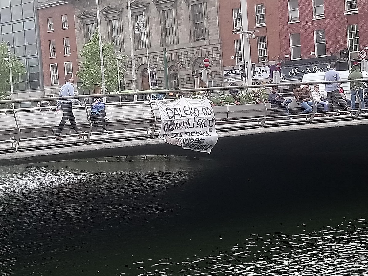 U Dublinu osvanula poruka protiv HNS-a i reprezentativaca