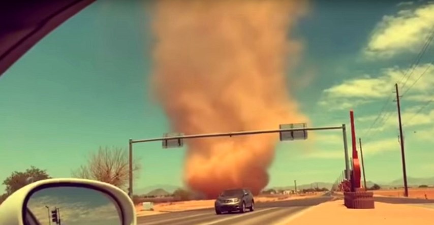 VIDEO Muškarac u Arizoni snimio prirodni fenomen koji nazivaju "pješčani vrag"