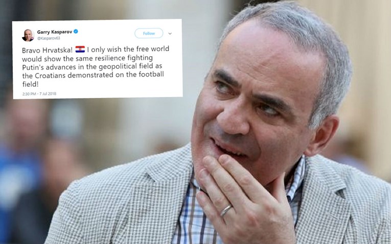 Gari Kasparov: Bravo, Hrvatska! Nadam se da će svijet na isti način zaustaviti Putina