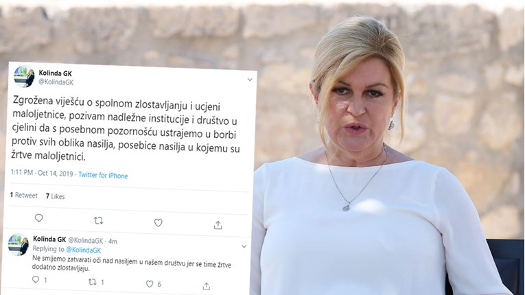 Kolinda o grupnom silovanju: Zgrožena sam