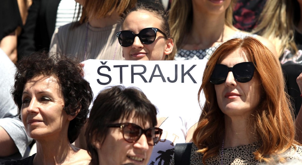 Zaposleni u pravosuđu nastavljaju štrajkati