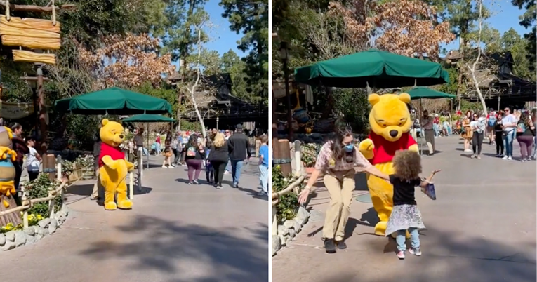 Djevojčica u Disneylandu poželjela zagrliti Winnieja Pooha, spriječili je zbog korone
