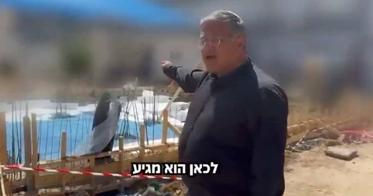 Izraelski ministar javio se s gradilišta: "Ovdje će biti objekt za vješanje"