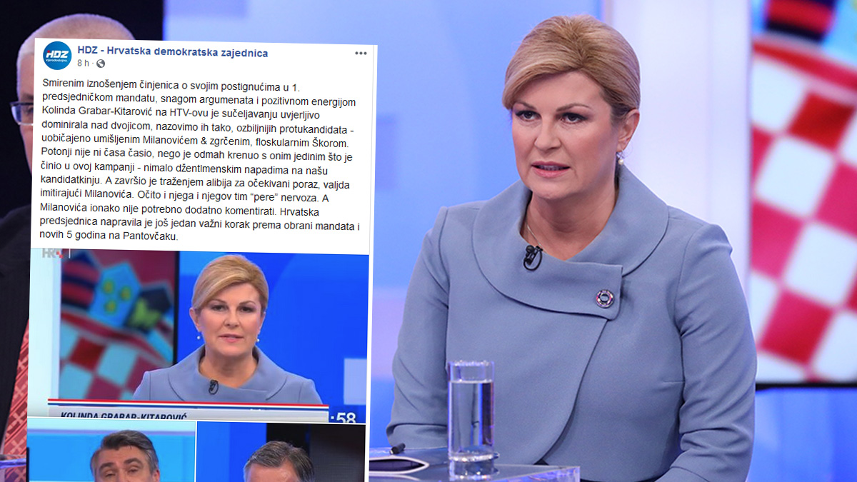 HDZ napao Škoru nakon sučeljavanja: "Nimalo džentlmenski napadi na našu Kolindu"