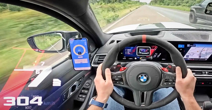 VIDEO Nabrijanim BMW-om jurio 300 km/h na njemačkoj autocesti