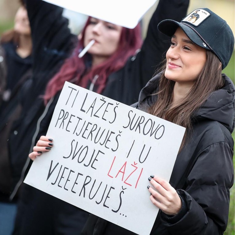 Studenti iz Banje Luke dali podršku kolegama iz Srbije
