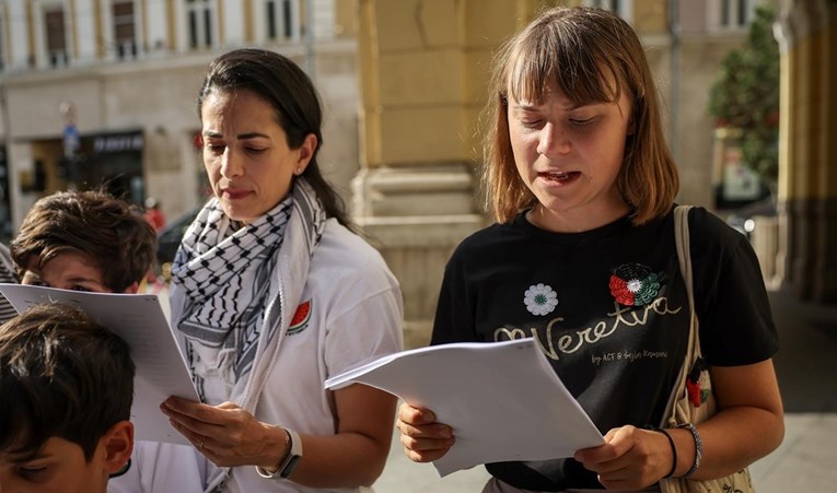 Greta Thunbergh u centru Sarajeva čitala imena ubijene djece u Gazi