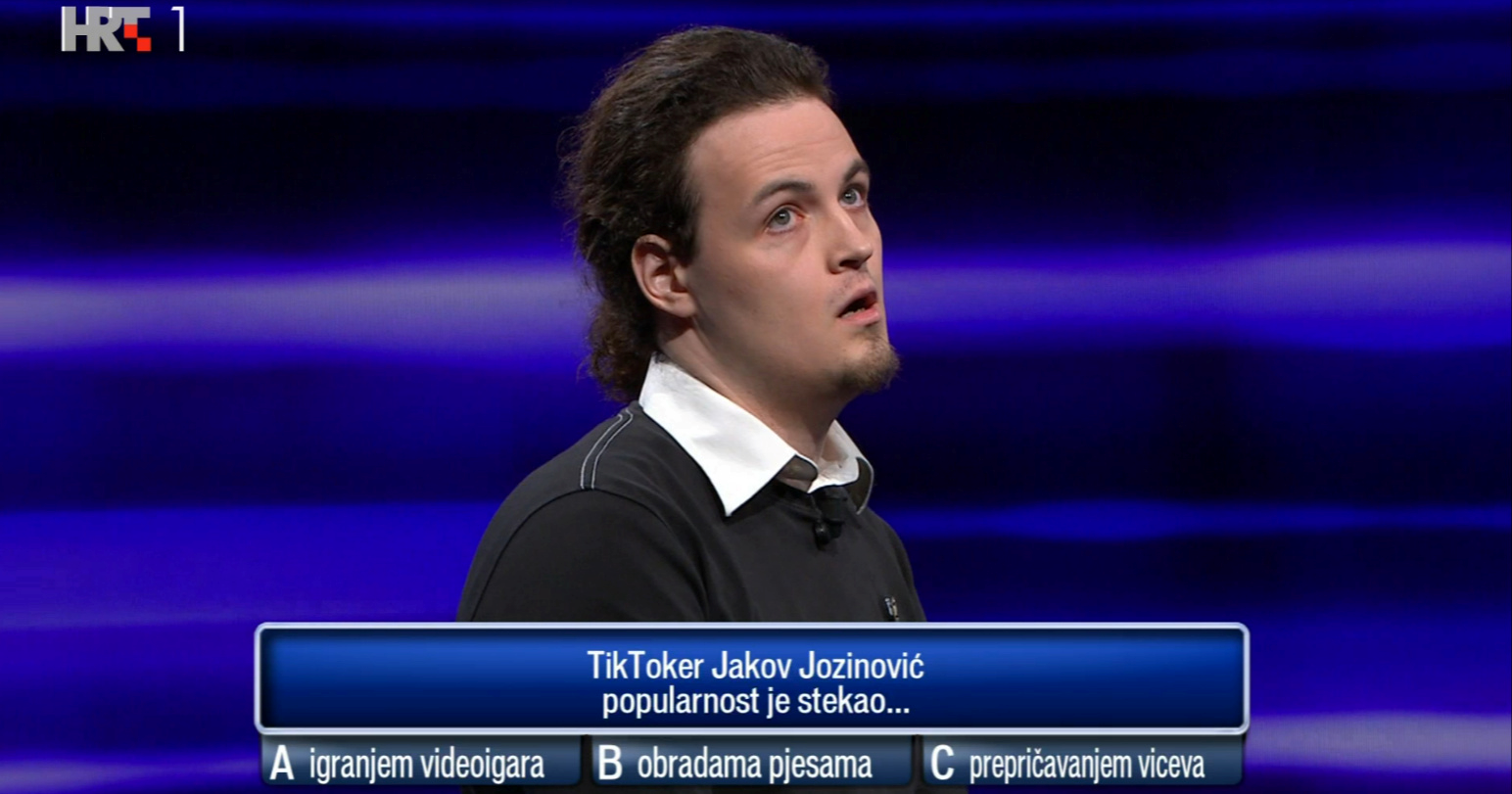Nino u Potjeri dobio pitanje o Jakovu Jozinoviću. Nije znao odgovor
