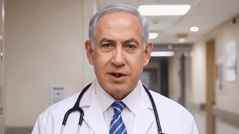Netanyahu objavio bizaran AI video. U ulozi doktora kritičare prikazao kao pacijente