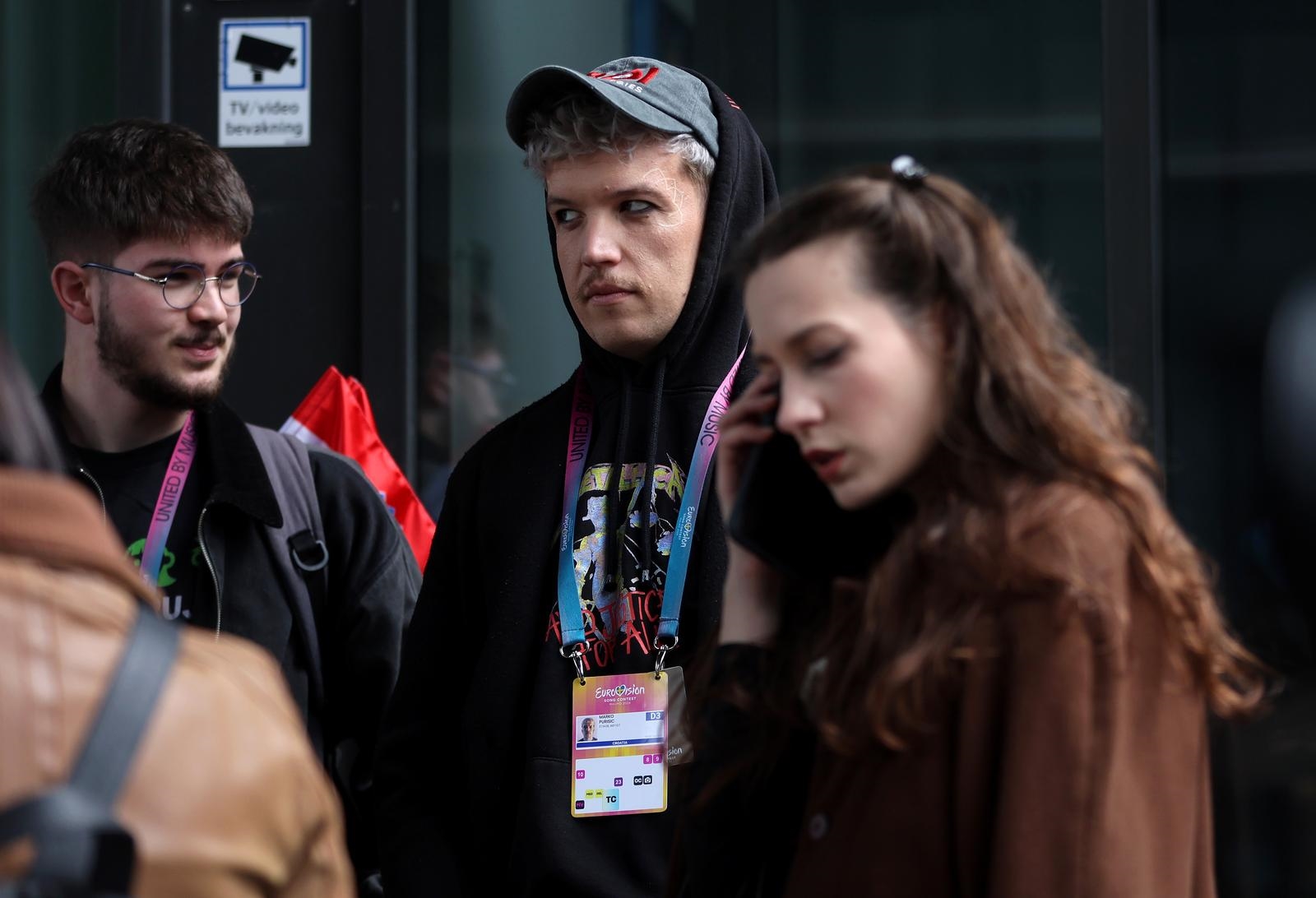 Lasagna snimljen prije probe dan uoči Eurosonga. Pogledajte kako je bio raspoložen