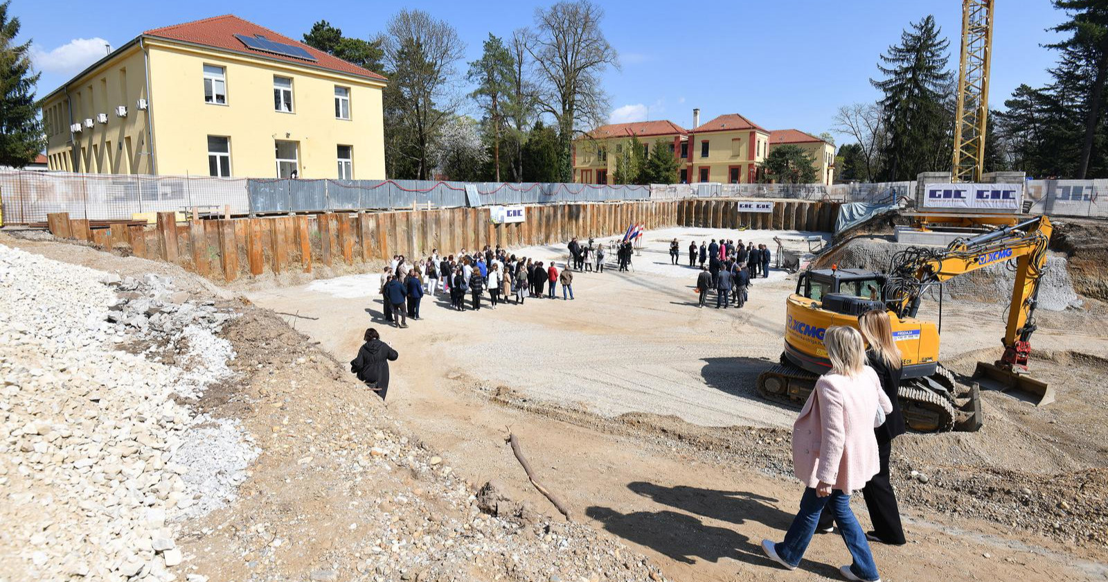 Na gradilištu novog Zavoda za javno zdravstvo u Varaždinu propala krovna ploča