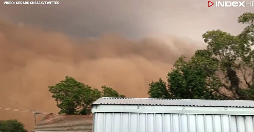Pogledajte dramatičnu snimku pješčane oluje u Australiji
