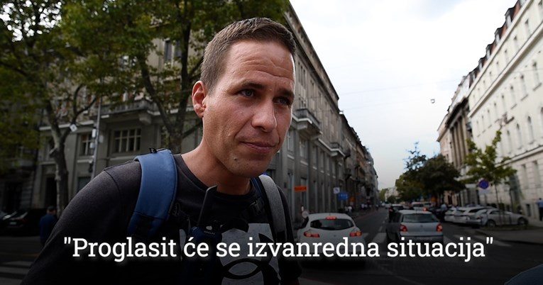 VIDEO Ovo su prosvjednici pred HDZ-om: "Vlada će spašavati živu glavu" 