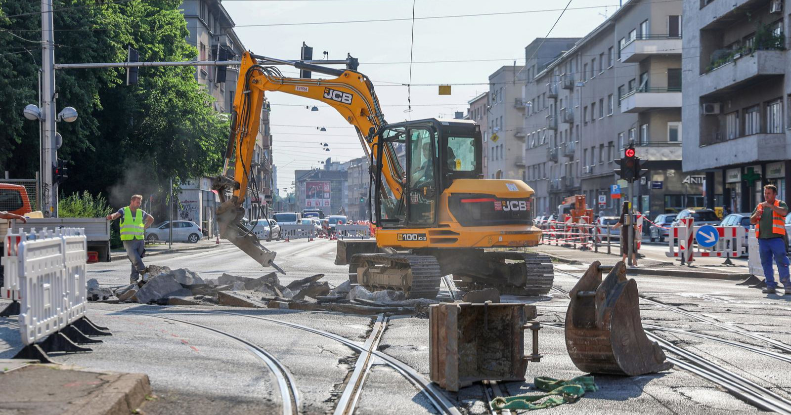 FOTO Počeli radovi na križanju Zvonimirove i Šubićeve u Zagrebu