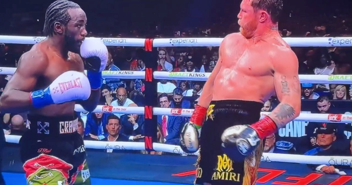 Canelova reakcija na brutalan Crawfordov udarac je hit: "Poslan je u drugu dimenziju"