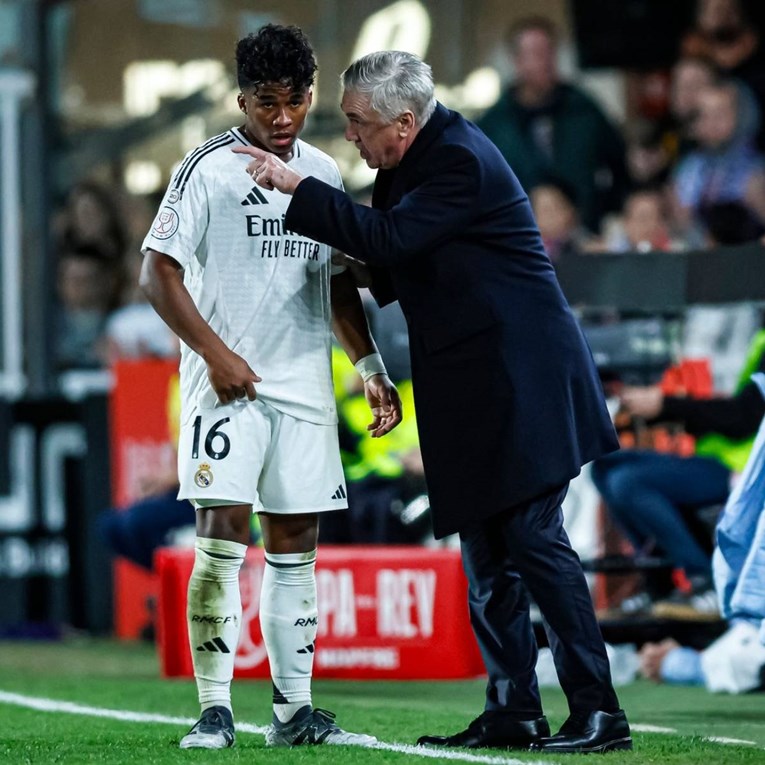 Ancelotti: Endrick je trebao pucati zadnji penal. Onda sam mu vidio facu