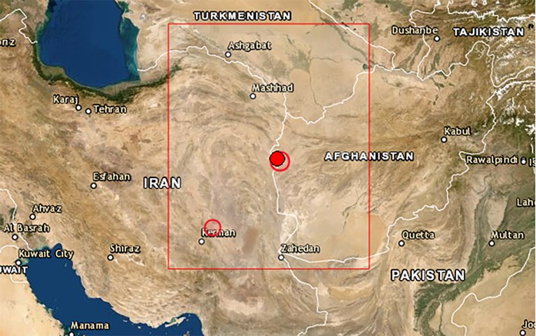 Potres magnitude 5,8 pogodio Iran, zasad nema dojava o žrtvama i šteti