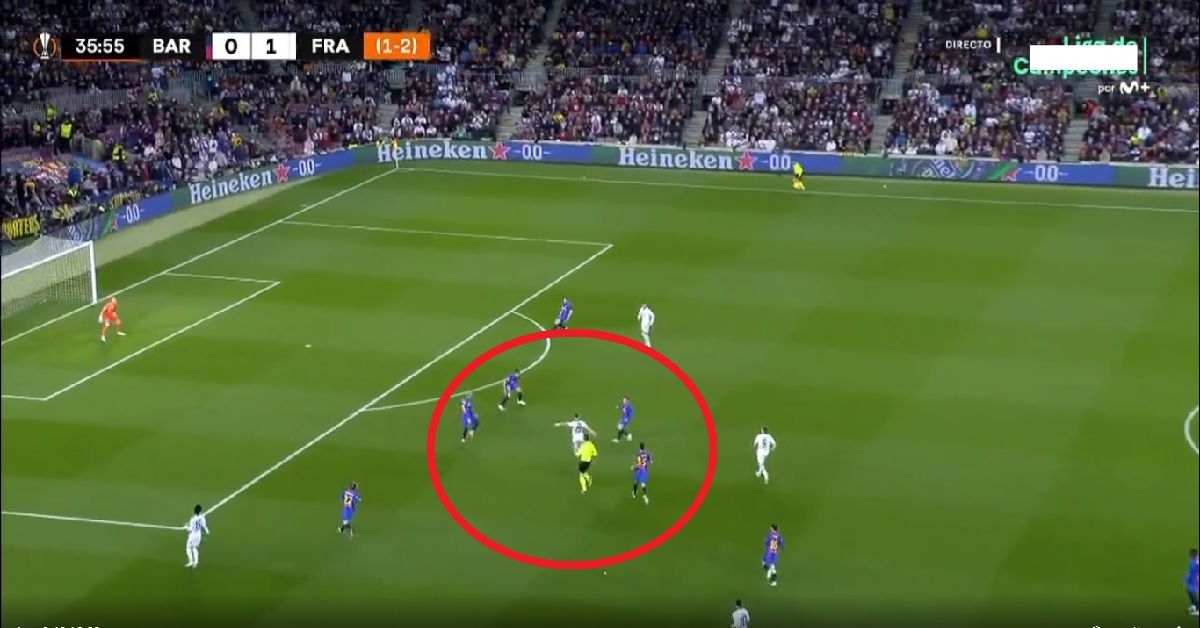 VIDEO Jakić je oduzeo loptu Busquetsu, uslijedio je prekrasan pogodak Eintrachta