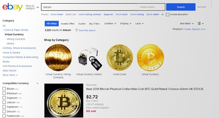 eBay: Spremni smo prihvatiti kriptovalute