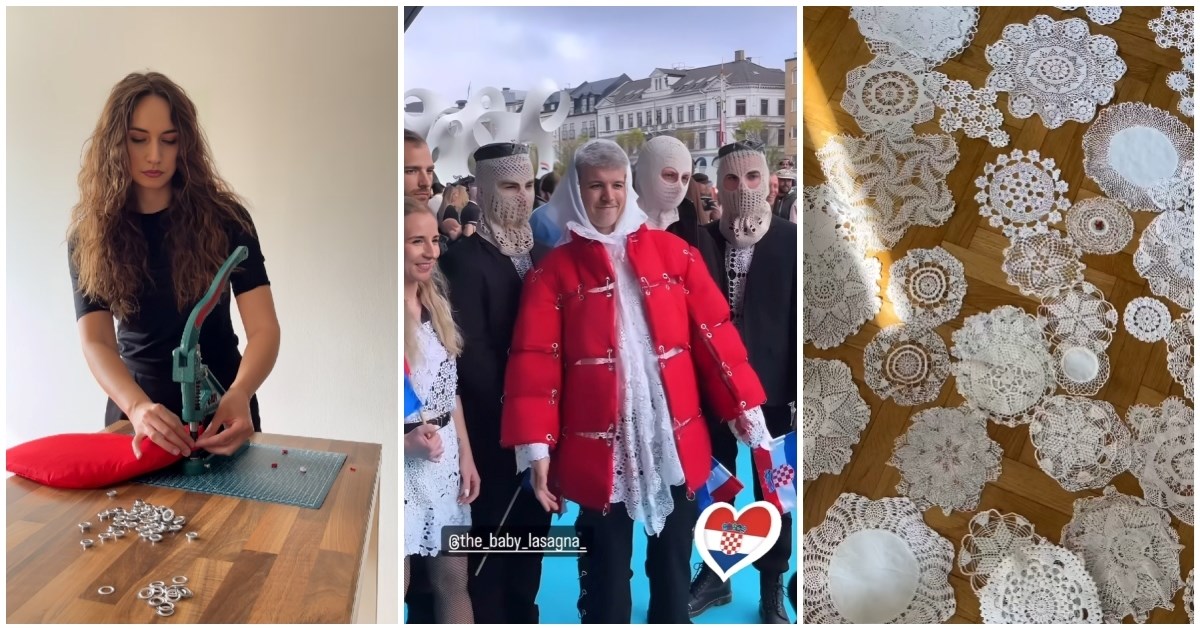 VIDEO Pogledajte kako je nastao outfit u kojem je Lasagna privukao poglede u Švedskoj