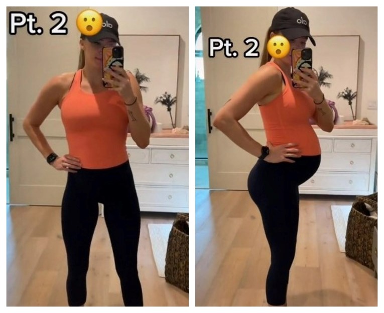 Objavila video u devetom mjesecu trudnoće. Ljudi u šoku: "Pa ne vidi se trbuh"