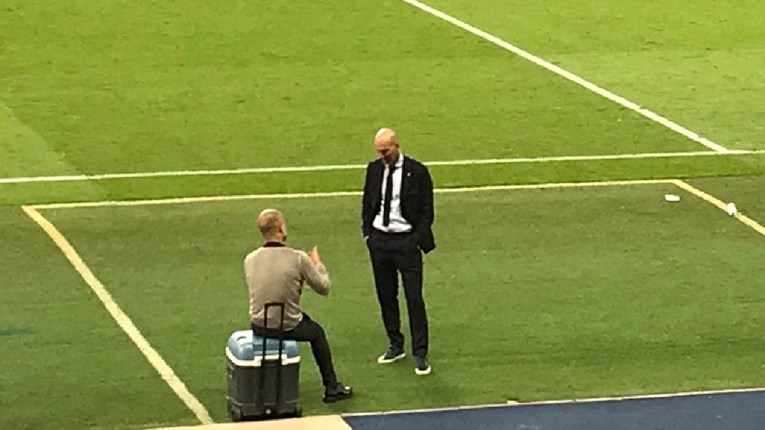 Pep otkrio o čemu je razgovarao sa Zidaneom na praznom Etihadu
