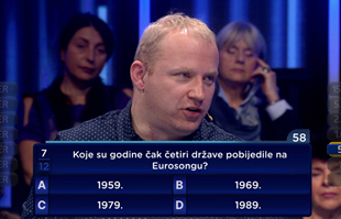 Igoru se u Jokeru pojavilo eurovizijsko pitanje. Biste li vi znali odgovor?