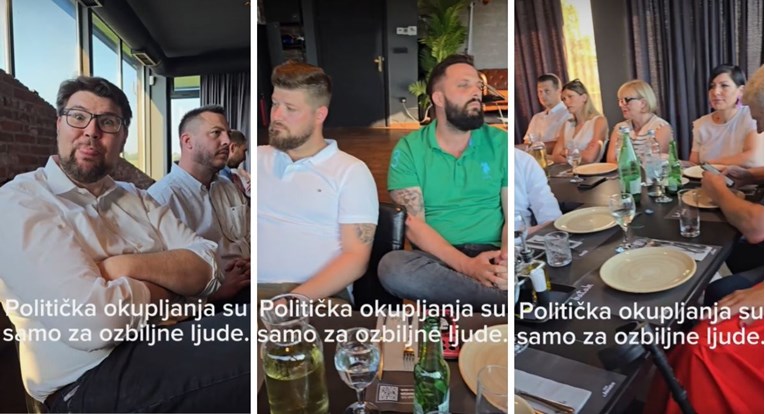 VIDEO Ovo je team building SDP-a: Grbin se belji, većina smrknuta, pogledi u pod...