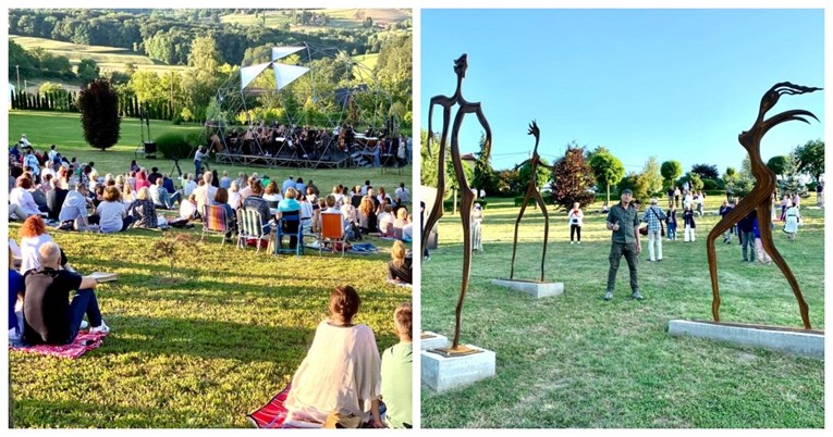 U čarobnom Zmajevom vrtu održan koncert klasične glazbe, Lupino predstavio skulpture