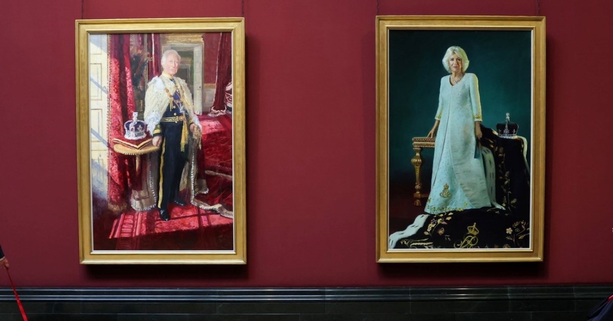 Otkriveni krunidbeni portreti kralja Charlesa i kraljice Camille