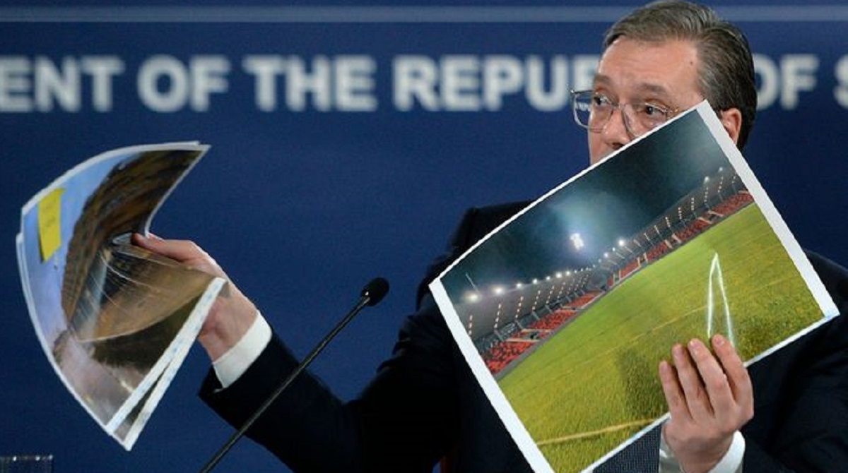Vučić: Ljudi, pogledajte kakve stadione otvaramo! Bukvalno, kao Allianz Arena