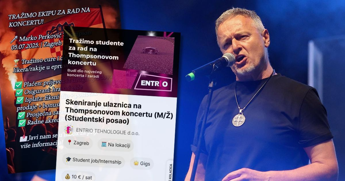 Osvanuli novi oglasi za posao na Thompsonovu koncertu, otkrivene plaće i pozicije